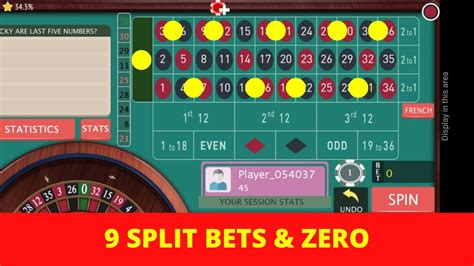 roulette split bet strategy